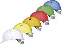 Voss Helme 2680 RD Veiligheidshelm EN 397, EN 1731, EN 352 Rood