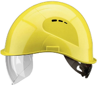 Voss Helme 2684 Veiligheidshelm Met geÃ¯ntegreerd vizier Geel EN 397