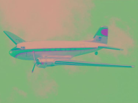 VQ Douglas DC 3 RC vliegtuig ARF 1800 mm
