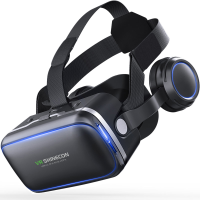 Vr Shinecon 6.0 360 Degree Stereo 3d Virtual Reality Glasses Box Headset For 4.7 6.0 Inch Smartphone