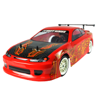 VRX Racing RH1004 1/10 2.4G 4WD Nitro RC Auto 2 Snelheid Drift On Road Volledig Proportionele Metalen Chassis Voertuigen