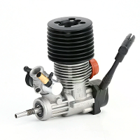 VRX Racing SH.21 Nitro Motor 3.48Cc SG as Achteruitlaat Handgetrokken Motor met Bougie en Handtrekker voor 1/8 Methanol