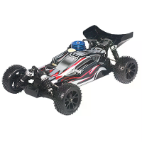 VRX RH1007B 1/10 2.4G 4WD RC Auto 75km/h Twee Snelheid Hoge Snelheid Kracht.18 Gas Motor RTR Vrachtwagen