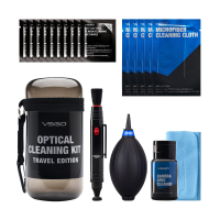 VSGO DKL 15 Draagbare cameralensreinigingssets 19 in 1 Optische reiniging Reisset voor camera Mobiele telefoon Bril Comp