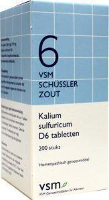 Vsm Schussler Celzout No.6 Kalium Sulfuricum D6 Tabletten 200st