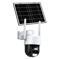 Vstarcam 4G Zonne energie Beveiligingscamera Vol kleuren nachtzicht AI mensenherkenning Tweezijdige audio Draadloze Slim
