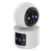 Vstarcam CB90DR 3MP HD Dual Lens Draadloze Beveiligingscamera WIFI Kleur Nachtzicht PIR Mensdetectie Twee Wege Audio 500