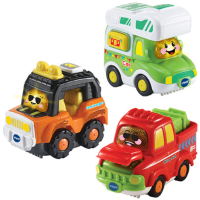 VTech Toet Toet Auto's   Trio Pack Ted, Pascal & Cas speelgoedvoertuig