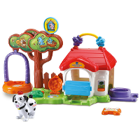 VTech Zoef Zoef Dieren   Schommel & Speel hondenhok Speelfiguur