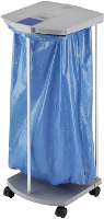 Hailo 9122100 Recyclingzakhouder 120 l Aluminium (b x h x d) 430 x 1030 x 450 mm Grijs Verrijdbaar 1 stuk(s)
