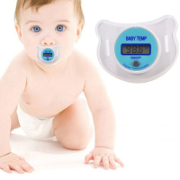 Vvcare Kft 20 Lcd Baby Infant Nipple Pacifier Mouth Thermometer Portable Baby Fahrenheit Thermometer Soother Soft Baby Kids Health Fever Care