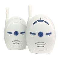 Vvcare V20 2.4Ghz Wireless Infant Baby Monitor Portable Audio Walkie Talkie Kits Baby Phone Alarm Kids Radio Intercoms Nanny Babysitter