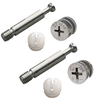 20 Stuks Drievoudige Houtverbindingen voor Vergrendelen, Bevestigen en Ponsen voor 15 18mm of 18 21mm Plank