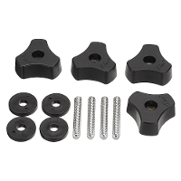 4 Stuks Houtbewerkingsgereedschap Accessoire Snelle Actie Klem Handvatmoer voor T Slot T Tracks