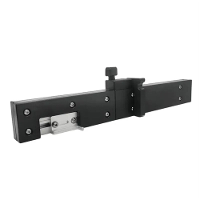 Nieuwe 450 mm verstekaanslag met tafelzaagblok en een Flip Stop voor houtwerktafel en  router