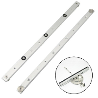 Wnew 450mm Aluminiumlegering Rail Miter Bar Schuifbank Zaagmeterstang Miter Gauge Houtbewerking Gereedschap