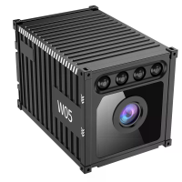 W05 Draadloze WiFi Camera 1080P HD Nachtzicht 130° Breedbeeld AI Bewegings Infra Red Onzichtbaar 800mAh batterij Lang Le
