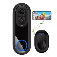 W5 2.4G/5G Tuya WiFi Video Deurbel HD 1080P Camera Draadloze Slimme Intercomcamera Nachtzicht Tweewegspraak IP65 Waterdi