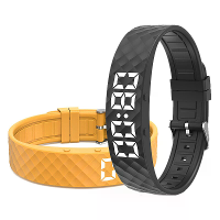 W5VP Slimme Fitness Armband IP65 Waterproof Slaapmonitor Stappenteller LED display 45 Dagen Standby Activiteiten Tracker