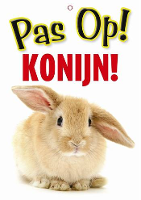 Waakbord Nl Konijn #95;_