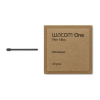 Wacom Pen Nibs Elastomer (black) for One Standard Pen (10 stuks) punt van pen