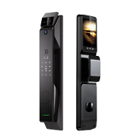 3D Gezichtsherkenning Vingerafdruk Deurslot Camera WiFi Slim Deurslot Tuya App Afstandsontgrendeling 4200mAh Batterij