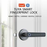 Tuya Slimme Deur Bluetooth slot Intelligent Anti diefstal Deurslot Dynamisch Wachtwoord APP Vingerafdruk Sleutel Ontgren