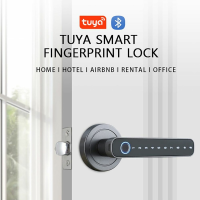 Tuya Smart Door Bluetooth Lock Intelligent Anti diefstal Deurslot Dynamisch Wachtwoord APP Vingerafdruksleutel Ontgrende