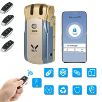 Wafu WF 010 Wifi Tuya APP Smart Lock Draadloze Elektronische Deurslot Telefoon Controle Onzichtbare Slot Afstandsbedieni