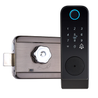 WAFU WF 014 Tuya Smart WiFi Sleutelloos Toegang Deurslot Anti diefstal Biometrisch Vingerafdruk Wachtwoord Sleutel APP A