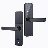 WAFU WF H6 Tuya bluetooth Digitale Elektronische Slot Slim Deurslot Vingerafdruk/Kaart/Wachtwoord/Sleutel Ontgrendelen B