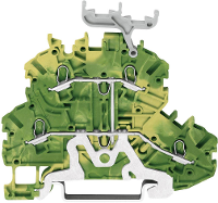 WAGO 2000 2237 Aardklem 2 etages 3.50 Mm Spanveer Toewijzing: Terre Groen, Geel 1 stuk(s)