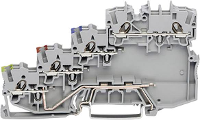 WAGO 2000 5417 Initiatorklem 7 mm Spanveer Grijs 50 stuk(s)