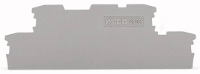 WAGO 2002 2991 Afsluit  en scheidingsplaat Grijs 100 stuk(s)
