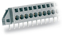 WAGO 231 611/017 000 Veerkrachtklemblok Aantal polen 11 Grijs 25 stuk(s)
