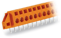 WAGO 231 639/017 000 Veerkrachtklemblok 2.5 Mm² Aantal polen 9 Oranje 25 stuk(s)