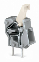 WAGO 257 401 Veerkrachtklemblok 2.50 Mm² Aantal polen 1 Grijs 500 stuk(s)
