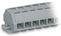 WAGO 260 202 Klemstrook 8 mm Spanveer Toewijzing: L Grijs 100 stuk(s)