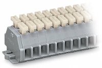 WAGO 261 110/341 000 Klemstrook 6 mm Spanveer Toewijzing: L Grijs 25 stuk(s)