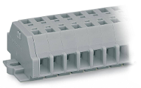 WAGO 261 106 Klemstrook 6 mm Spanveer Toewijzing: L Grijs 50 stuk(s)