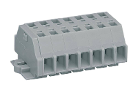 WAGO 261 107 Klemstrook 6 mm Spanveer Toewijzing: L Grijs 50 stuk(s)