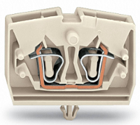 WAGO 264 180 Aderklem 6 mm Spanveer Toewijzing: L Grijs 100 stuk(s)