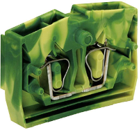 WAGO 264 307 Aderklem 6 mm Spanveer Toewijzing: Terre Groen, Geel 1 stuk(s)