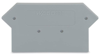 WAGO 280 330 Afsluit  en scheidingsplaat Grijs 100 stuk(s)