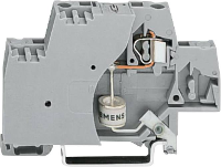 WAGO 280 504/281 617 Aderklem 10 mm Spanveer Toewijzing: L Grijs 50 stuk(s)