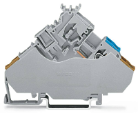 WAGO 280 565/280 319 Actuatorenklem 6 mm Spanveer Toewijzing: L Grijs 50 stuk(s)
