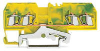 WAGO 280 677/999 950 Aardingsklem 5 mm Spanveer Toewijzing: Terre Groen, Geel 100 stuk(s)