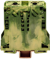 WAGO 285 157 Aardingsklem 20 mm Spanveer Toewijzing: Terre Groen, Geel 1 stuk(s)