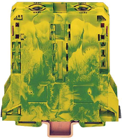 WAGO 285 197 Aardingsklem 25 mm Spanveer Toewijzing: Terre Groen, Geel 1 stuk(s)