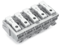 WAGO 294 5005 Netaansluitingsklem Flexibel:   Massief: 0.5 1.5 MmÂ² Aantal polen: 5 250 stuks Wit